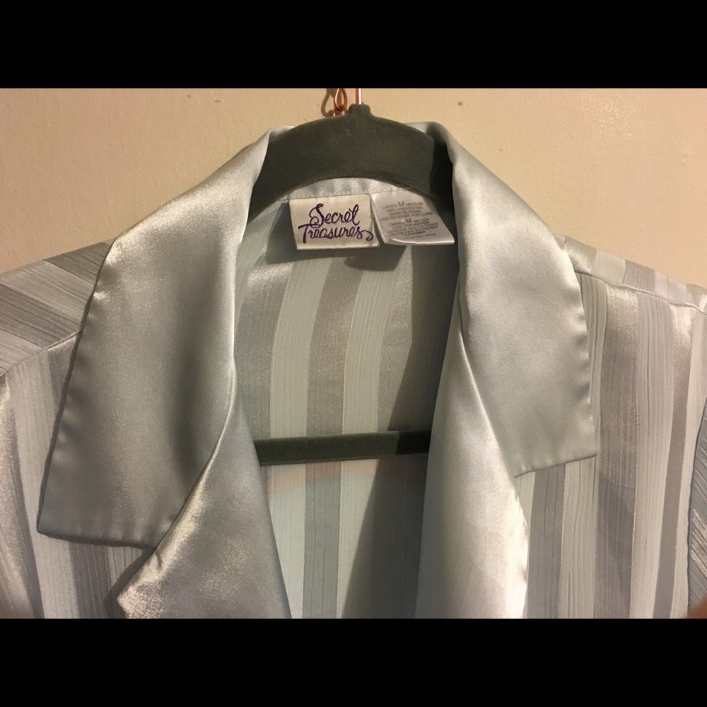 Silver Blue Shirt